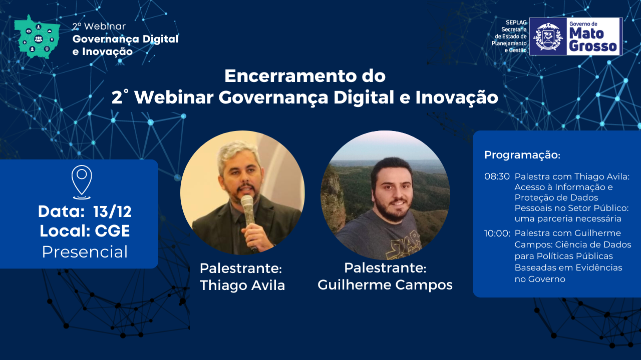 Seplag promove palestras online sobre inovação no setor público