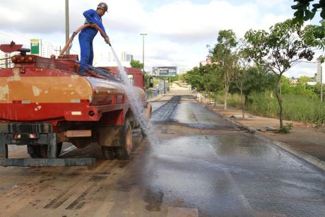 Segundo trecho de obras de drenagem é liberado na Miguel Sutil