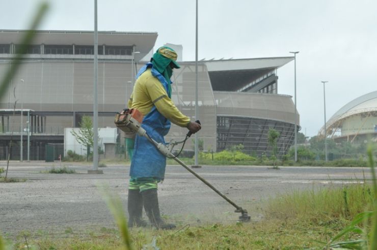 Seges firma parceria para limpeza externa da Arena Pantanal