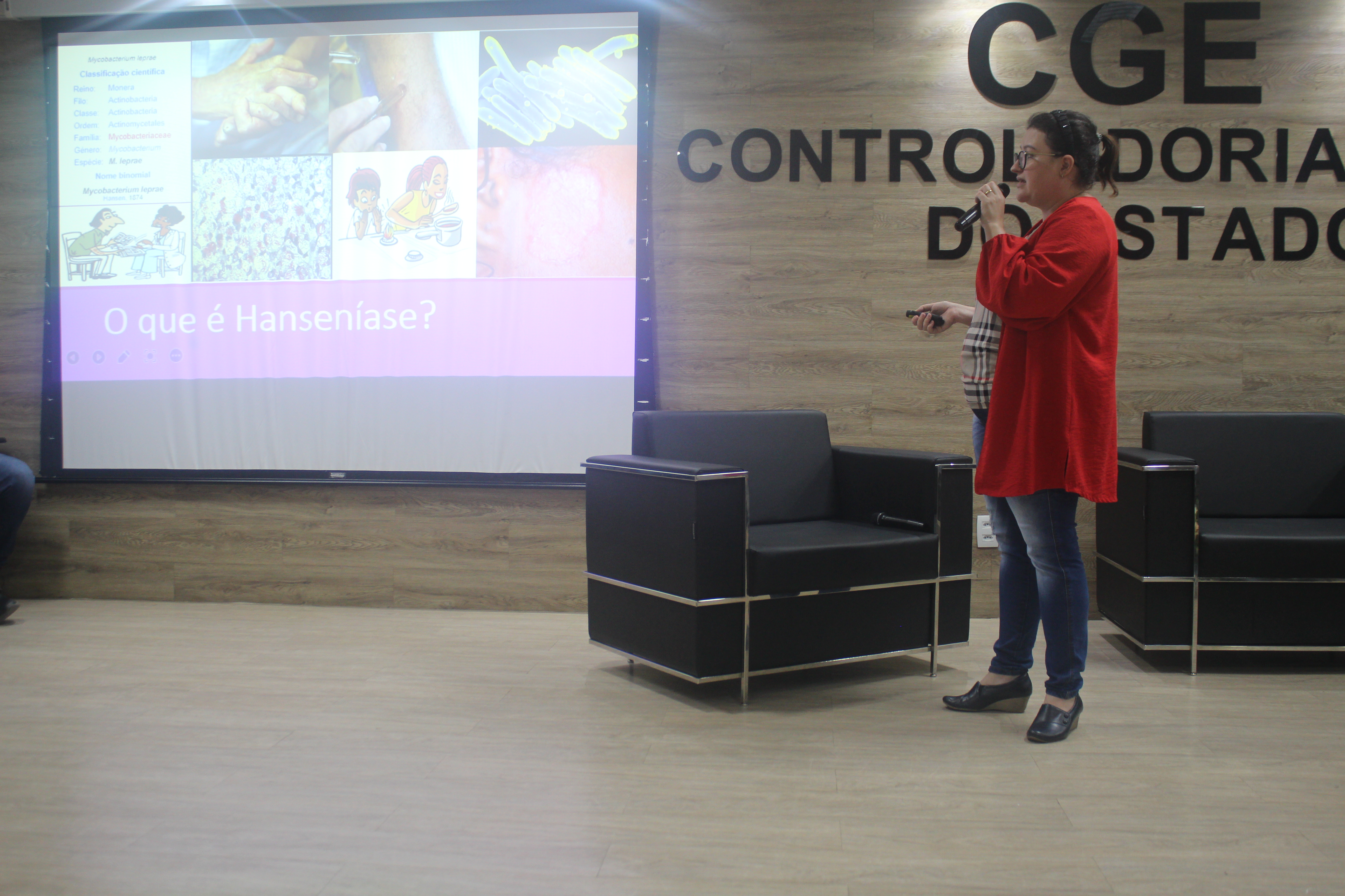 Seplag e parceiros promovem palestra de prevenção à hanseníase